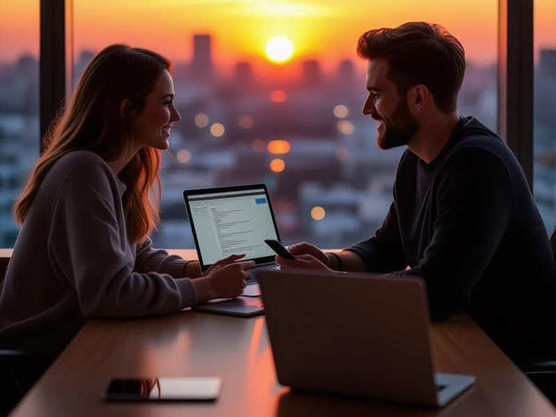 Professional collaboration between AI tools and human creativity